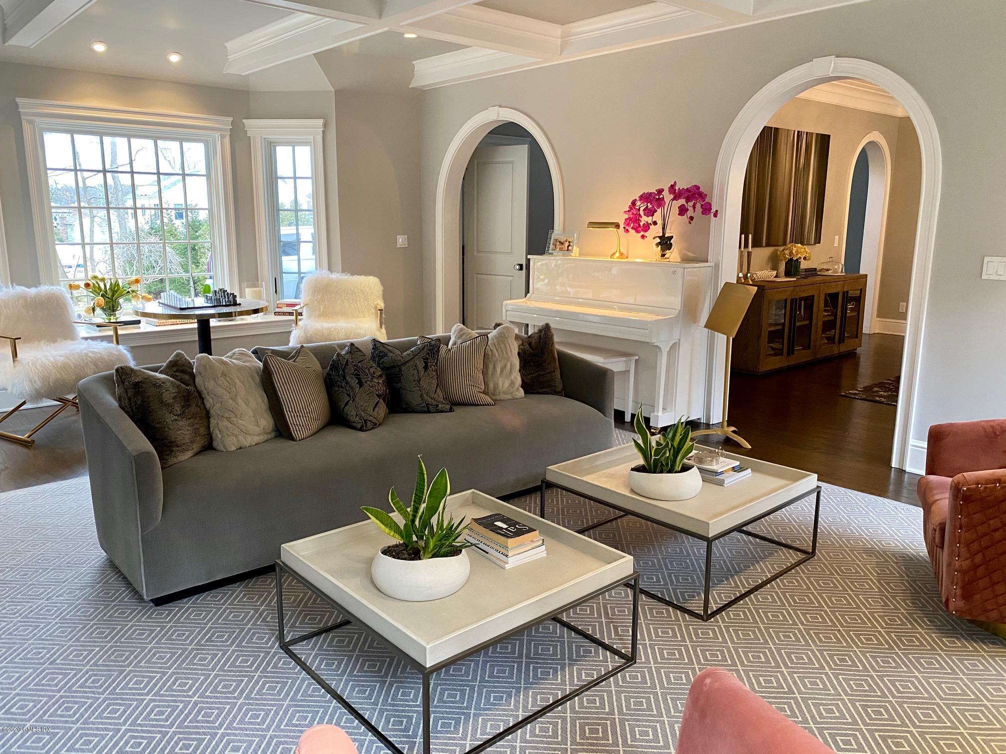 1 Club Road Riverside, CT 06878 - Photo 6 of 37 a living room with furniture and a large window