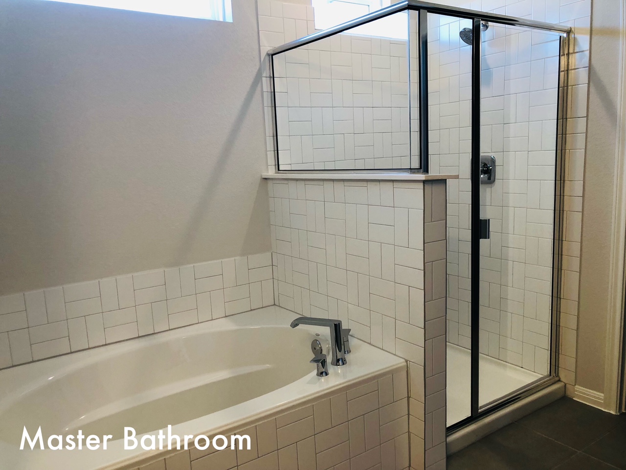2536 Acoma Lane Leander, TX 78641 - Photo 15 of 26 Full bathroom featuring a garden tub and a stall shower