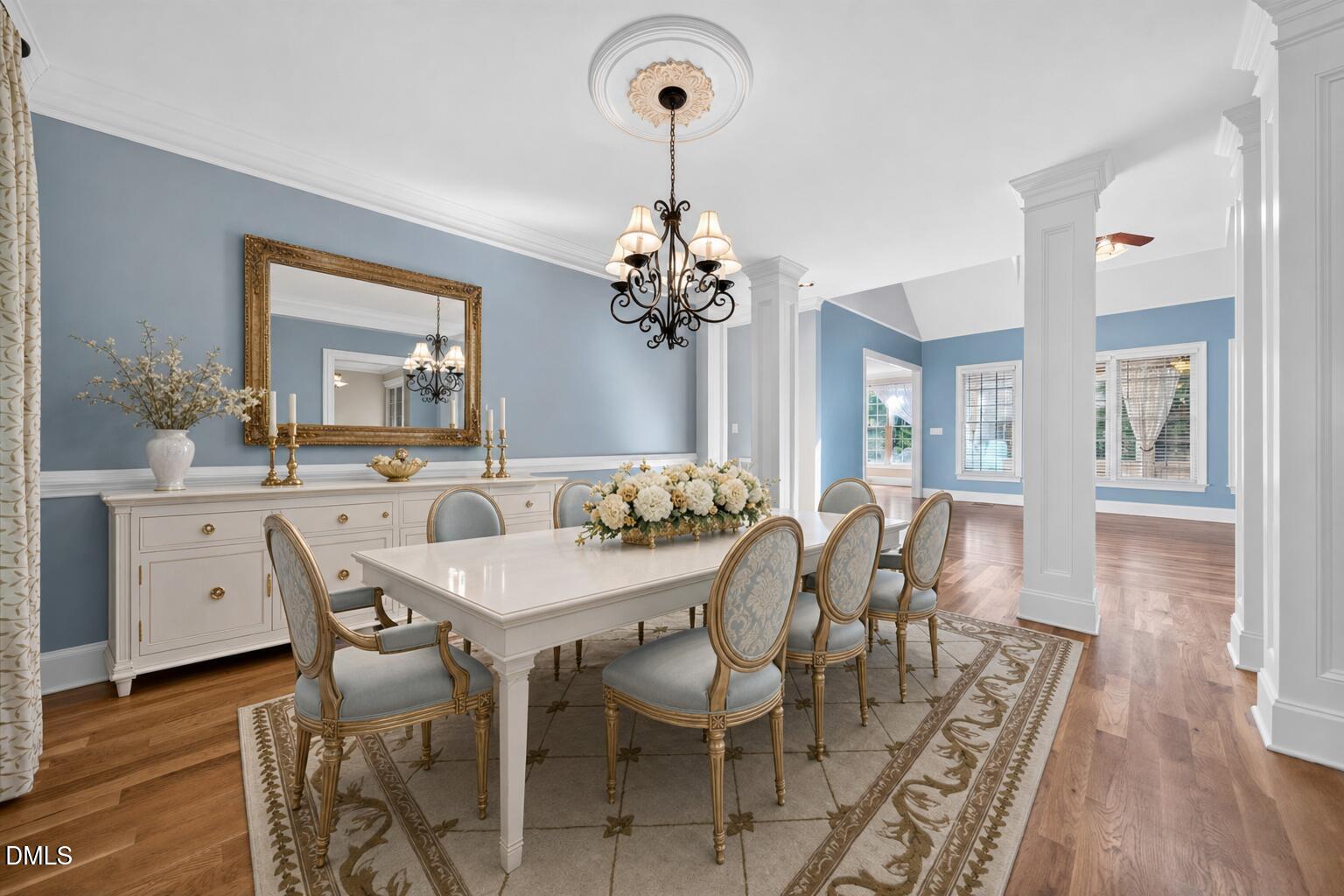 8497 Falkirk Ridge Court Wake Forest, NC 27587 - Photo 6 of 64 virtual_staging_dining_room