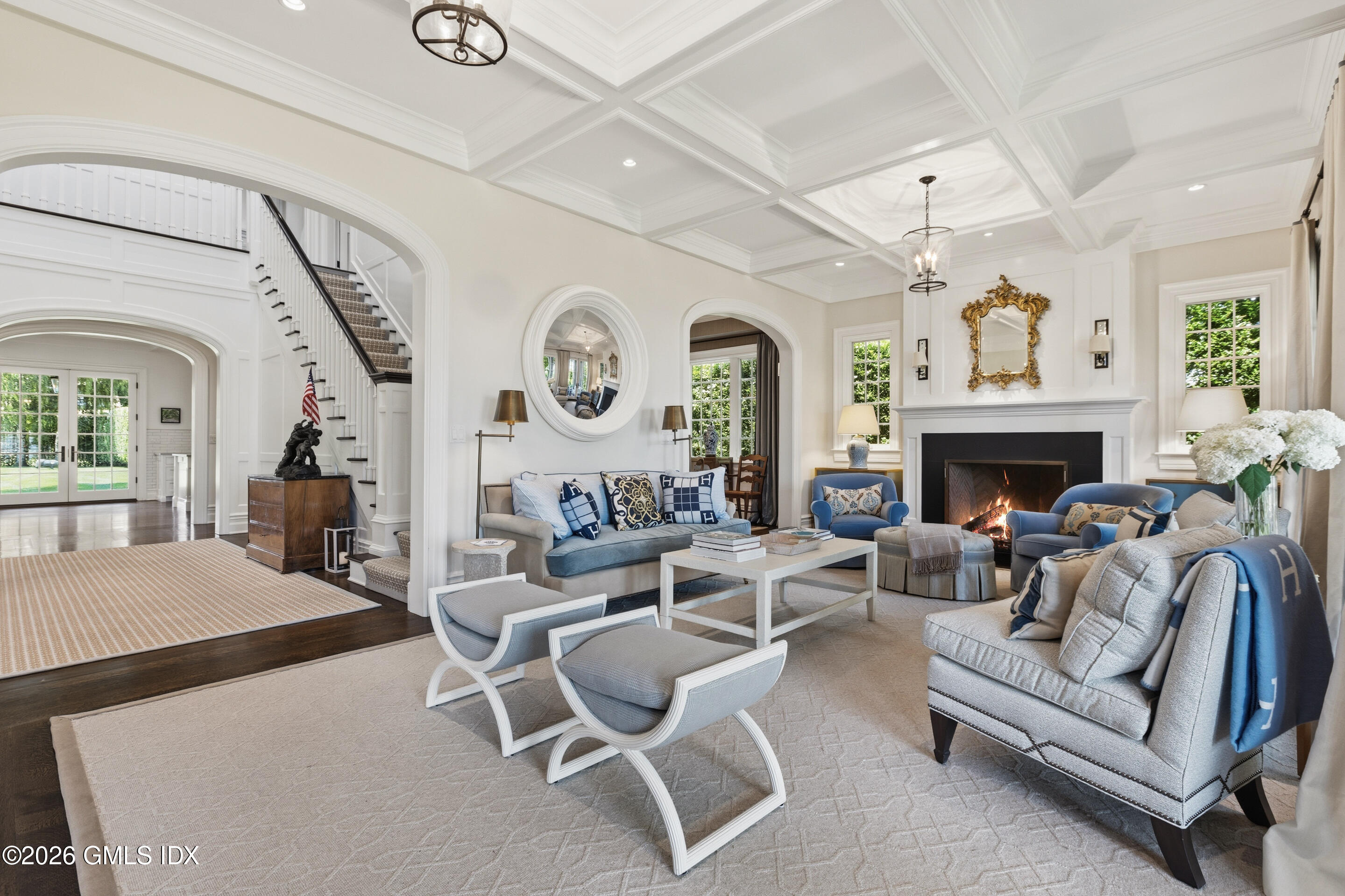 203 Shore Road Old Greenwich, CT 06870 - Photo 13 of 46 Gracious Living Room