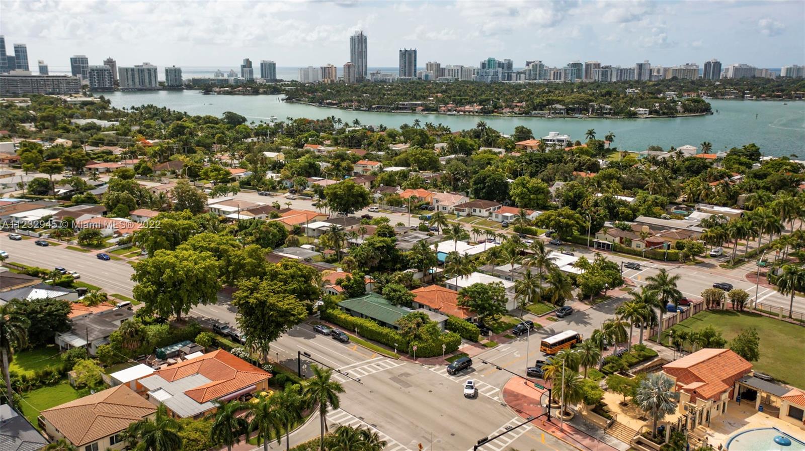 1598 Normandy Drive Miami Beach, FL 33141 - Photo 39 of 40 an aerial view of a city with houses