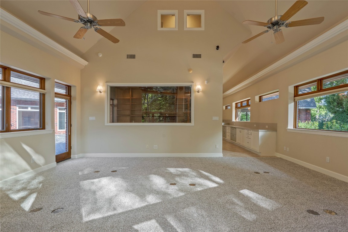 16621 Hereford Road Tomball, TX 77377 - Photo 38 of 46 a view of a livingroom with wooden floor and a ceiling fan