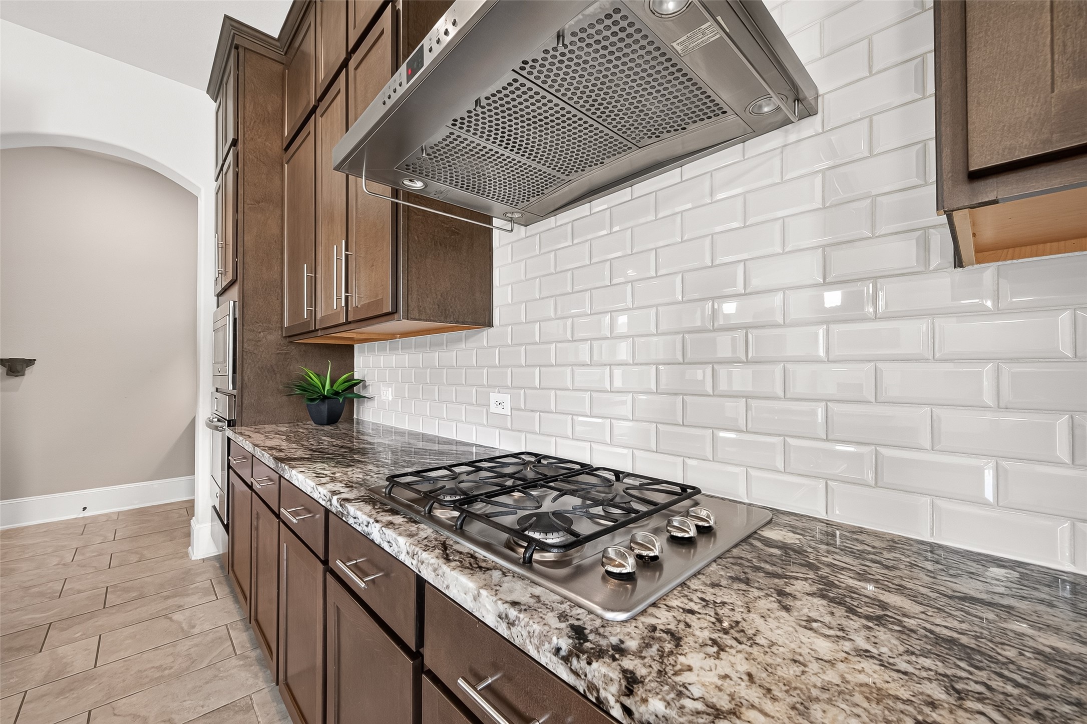 4207 Reagan Ridge Court Richmond, TX 77406 - Photo 24 of 50 Gas cooktop and vent hood make everyday cooking easy.