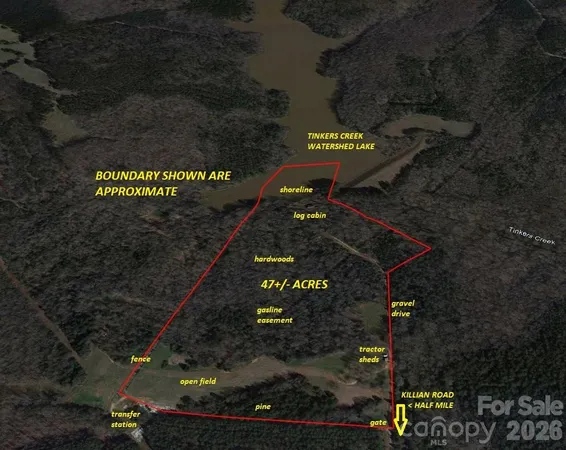 $800,000 | 47-ac Killian Road, Edgemoor, SC 29712