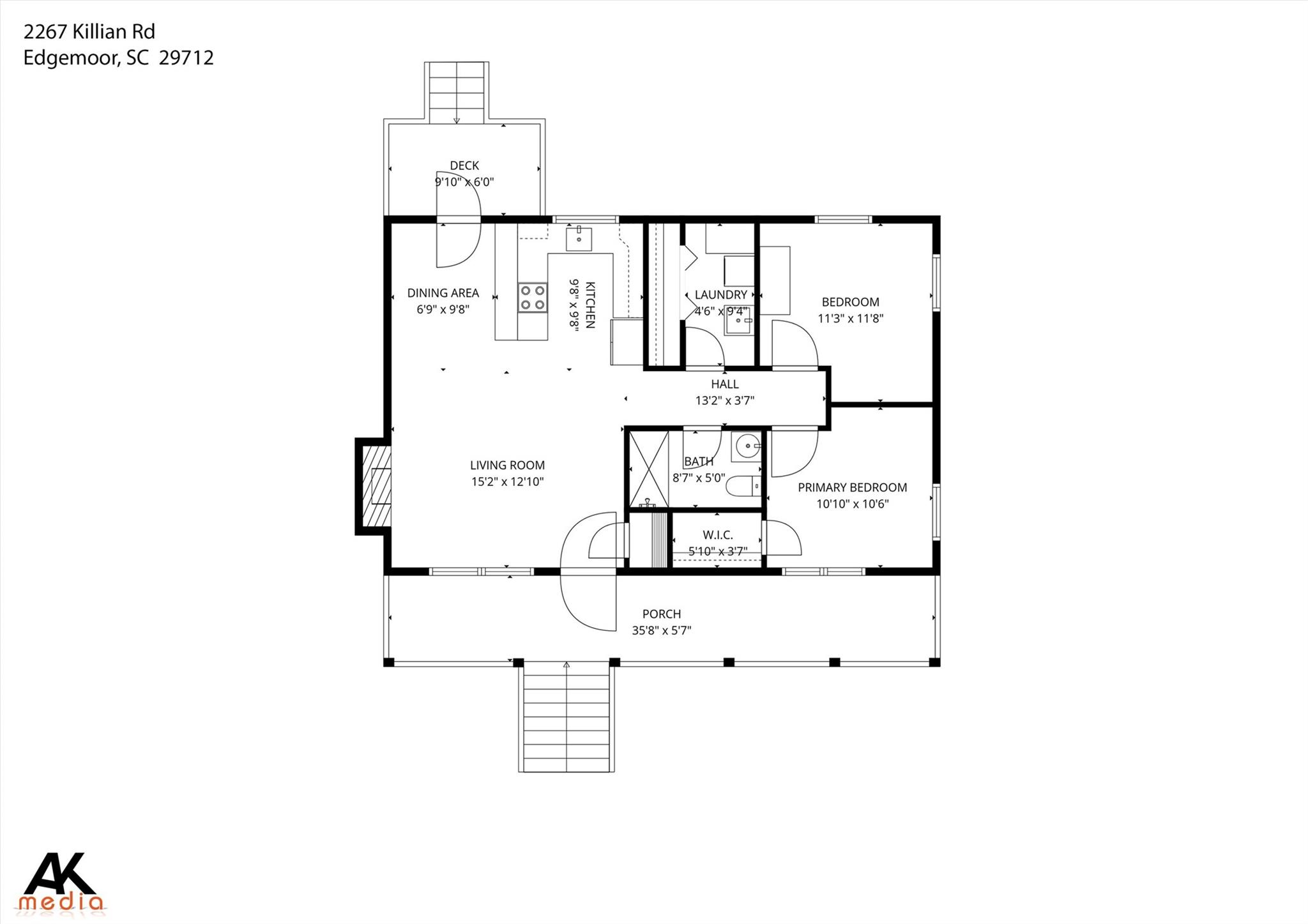 47-ac Killian Road Edgemoor, SC 29712 - Photo 24 of 37 a picture of a floor plan