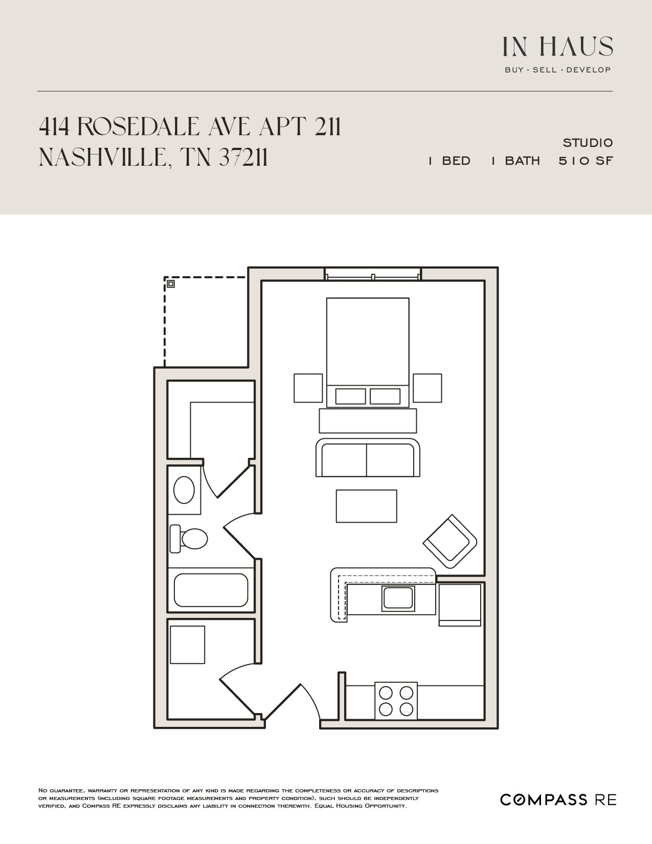414 Rosedale Avenue, Unit 211 Nashville, TN 37211 - Photo 23 of 23 a picture of a room