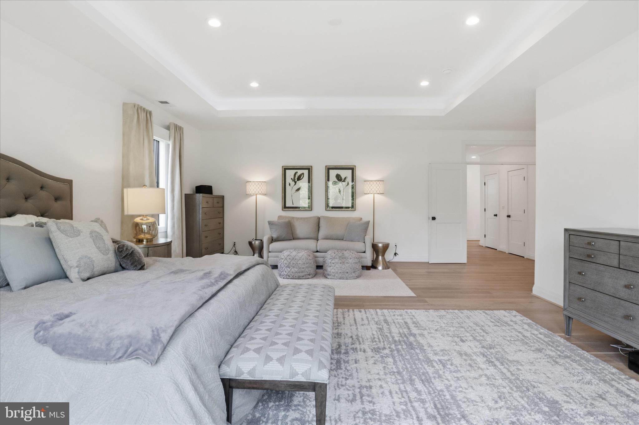 202 Branch Road Southeast Vienna, VA 22180 - Photo 16 of 59 Double doors, double WIC & tray ceiling
