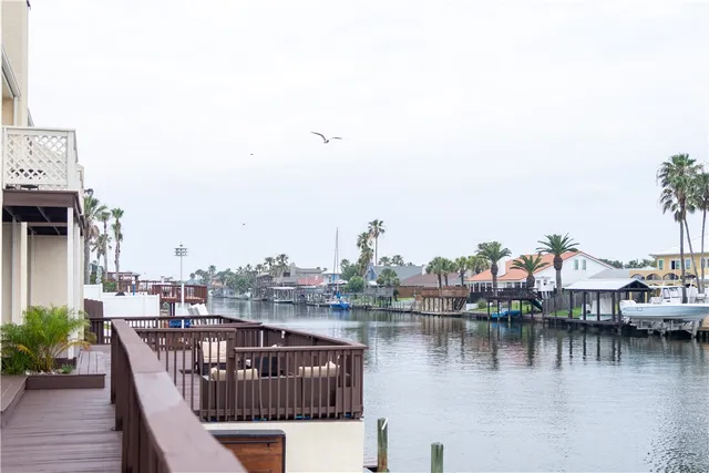 a view of a balcony with chair