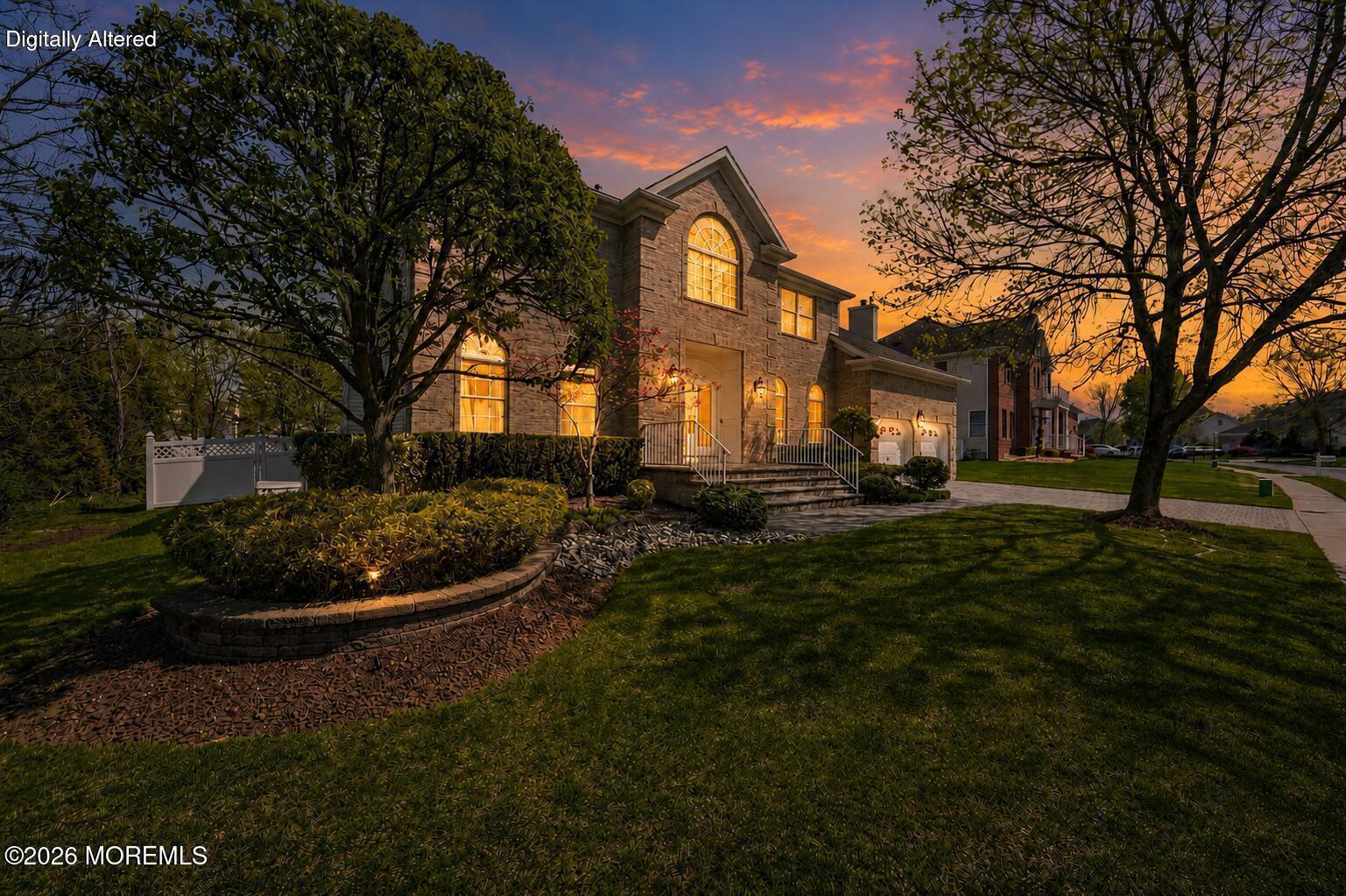 13 Bloomfield Road Manalapan, NJ 07726 - Photo 1 of 47 Dusk