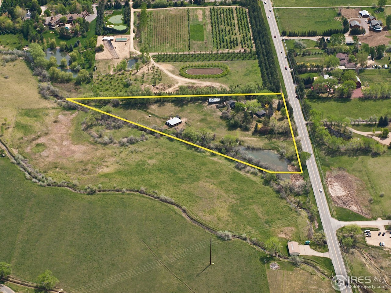 6973 Baseline Road Boulder, CO 80303 - Photo 1 of 25 Aerial Boundary Line
