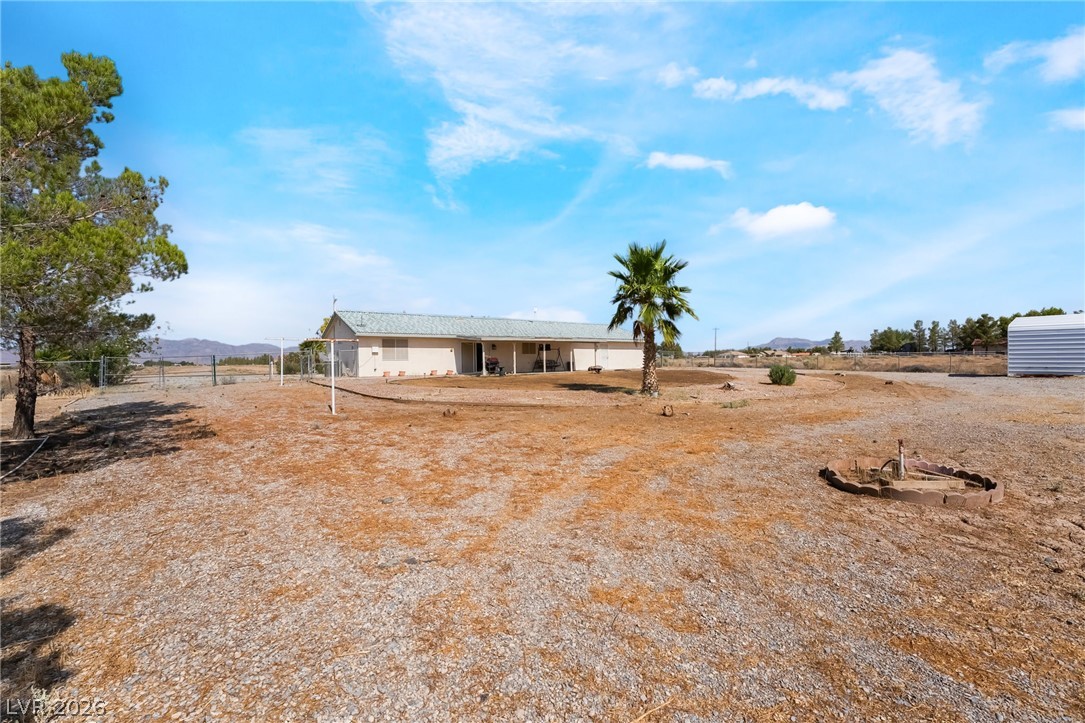 3631 South Blagg Road Pahrump, NV 89048 - Photo 34 of 47 An arid landscape surrounds this spacious property with distant mountain views.