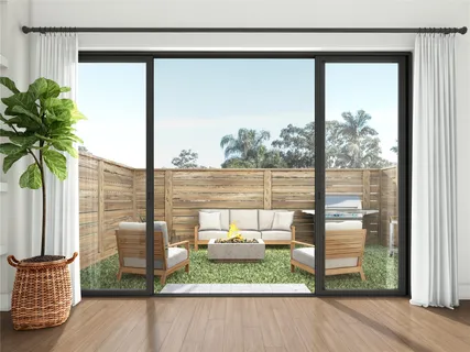 a view of a two chair in the balcony