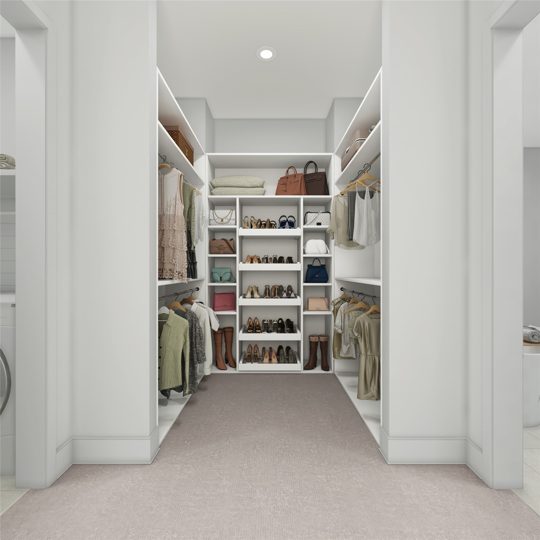5311 Lambeth Riverside Drive Houston, TX 77091 - Photo 20 of 25 a view of walk in closet with white walls