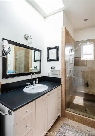 a bed room with a bed and a couch