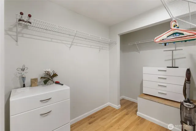 a room with storage and utility