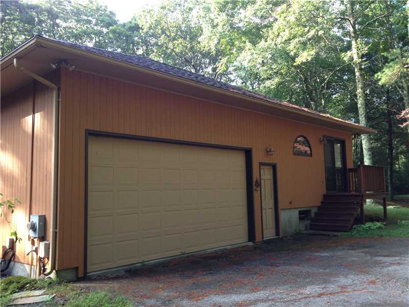 809 Hope Furnace Road Scituate, RI 02831 - Photo 16 of 20 Exterior Front. Side of property showing 2 car garage.