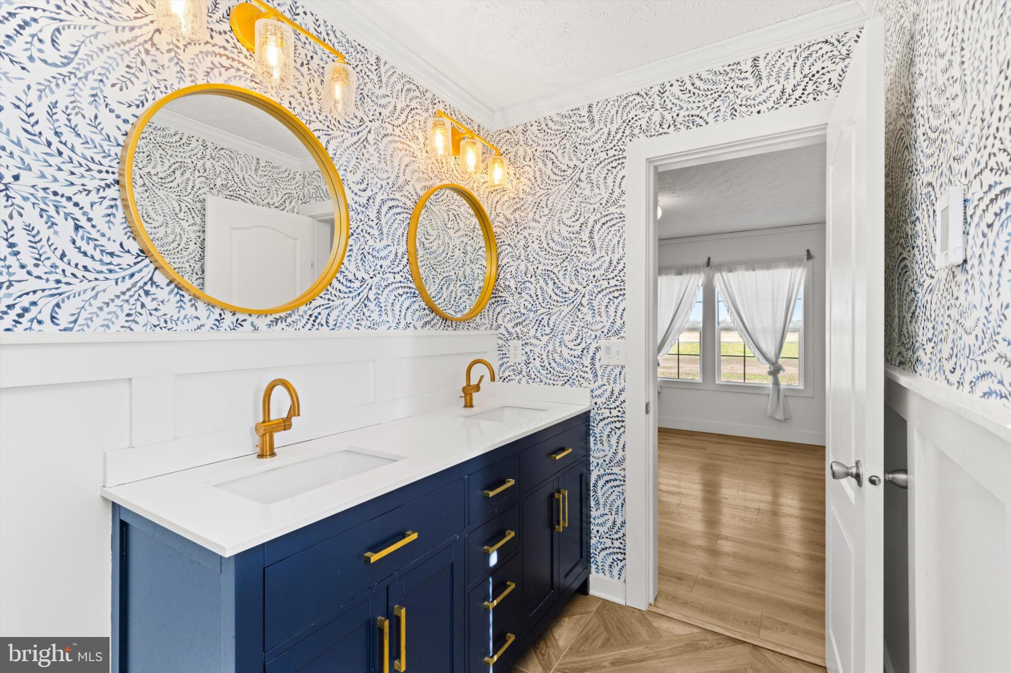 8937 Ninepin Branch Road Berlin, MD 21811 - Photo 27 of 44 Chic bathroom with bold accents and elegance.