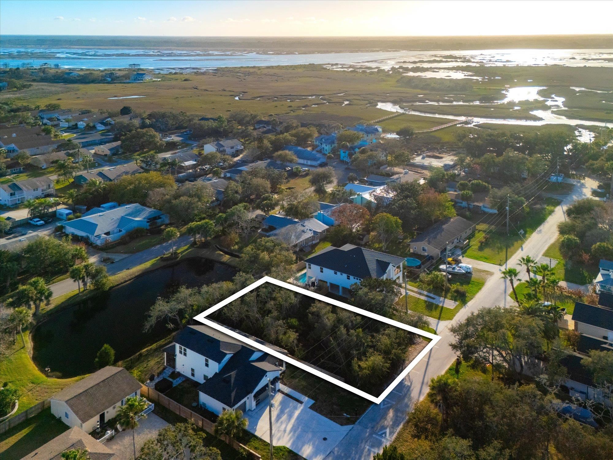 261 Dondanville Road St. Augustine, FL 32080 - Photo 3 of 18 an aerial view of residential house with outdoor space