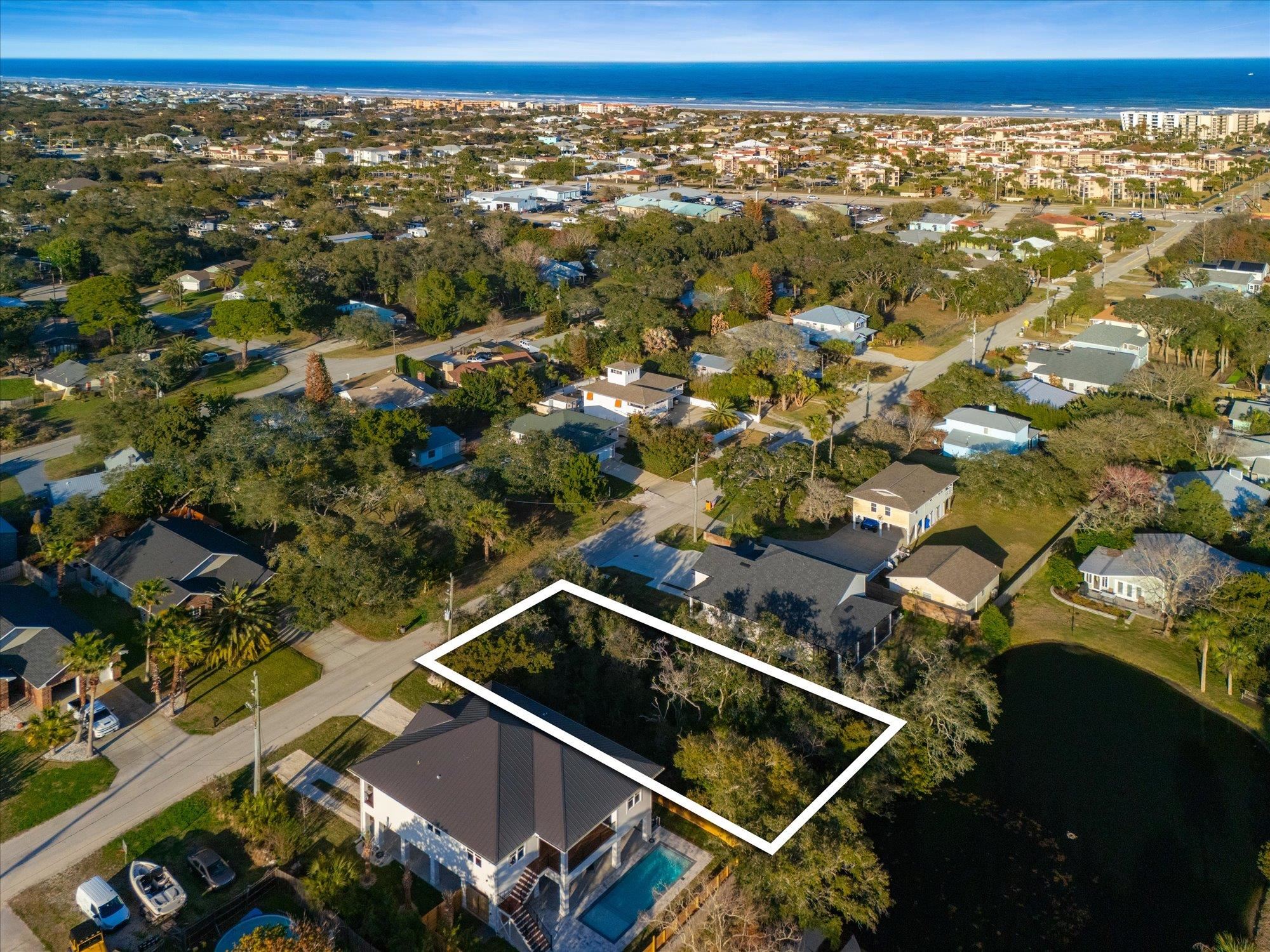 261 Dondanville Road St. Augustine, FL 32080 - Photo 6 of 18 an aerial view of a house