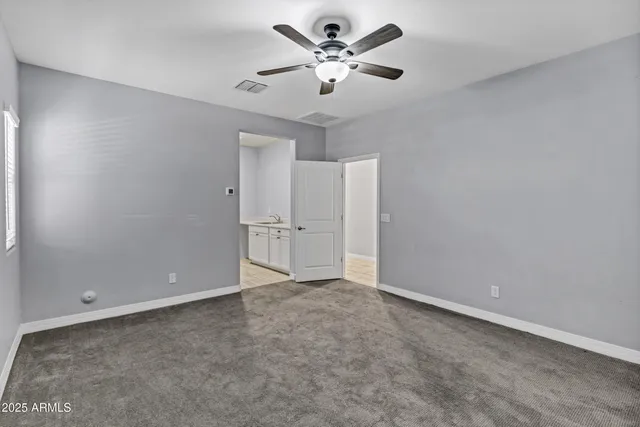 a view of an empty room