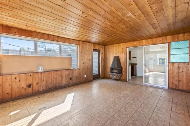 a view of an empty room