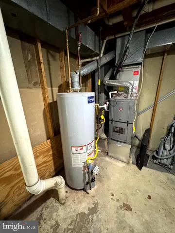 a view of storage and utility room