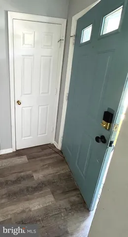 a view of front door