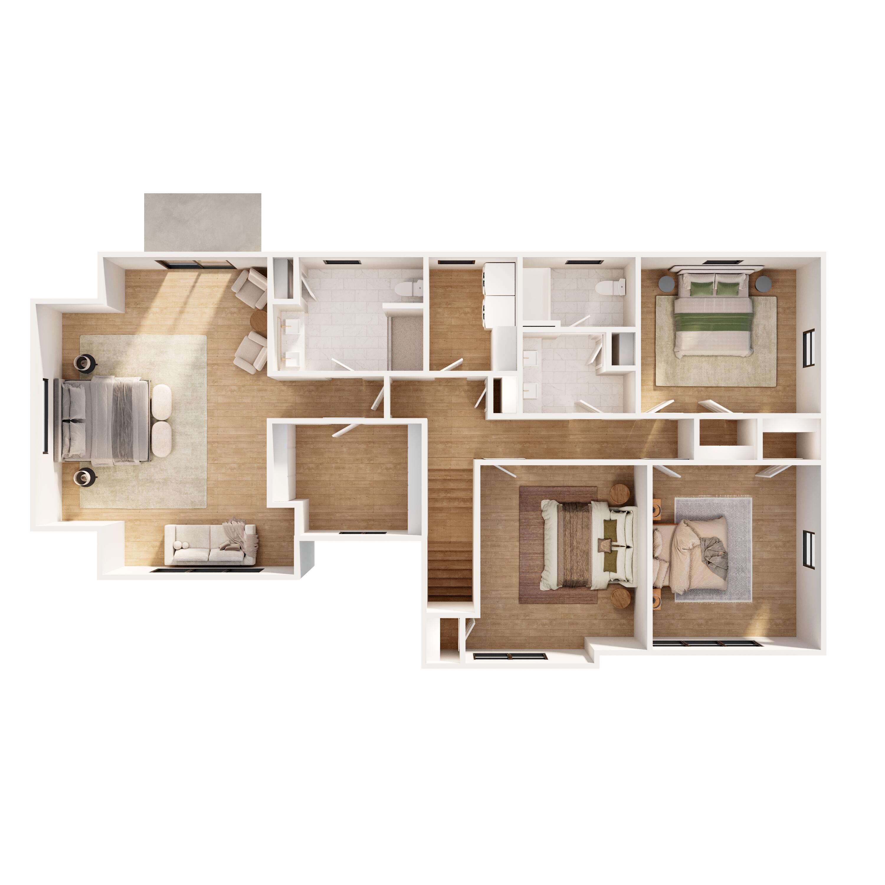 Lot 17 Meadow View Drive Readfield, ME 04355 - Photo 17 of 18 645_Floorplan 2_V01