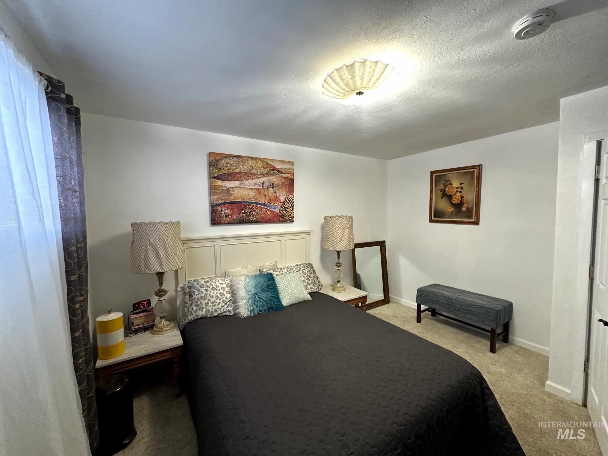 4436 Baker Road Ontario, OR 97914 - Photo 13 of 41 Carpeted bedroom featuring baseboards and a textured ceiling