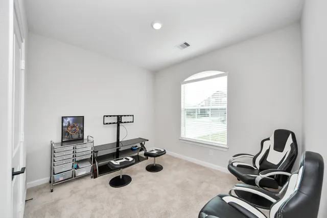 a view of workspace with a window