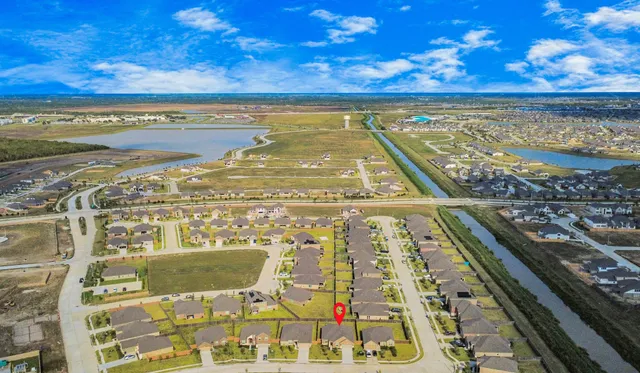 a view of a swimming pool and an ocean