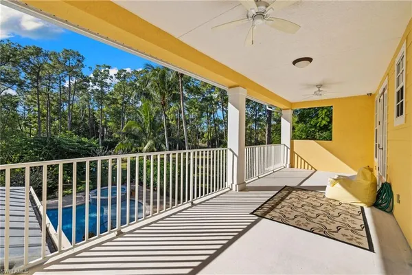a view of a porch
