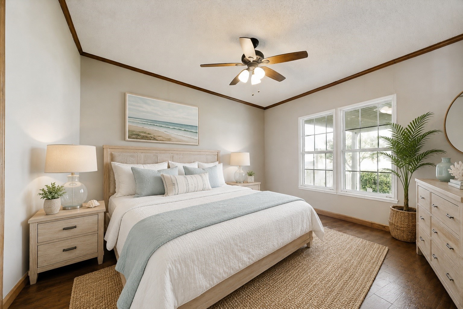 207 Vivian Road Onalaska, TX 77360 - Photo 18 of 34 a bedroom with a large bed and a window
