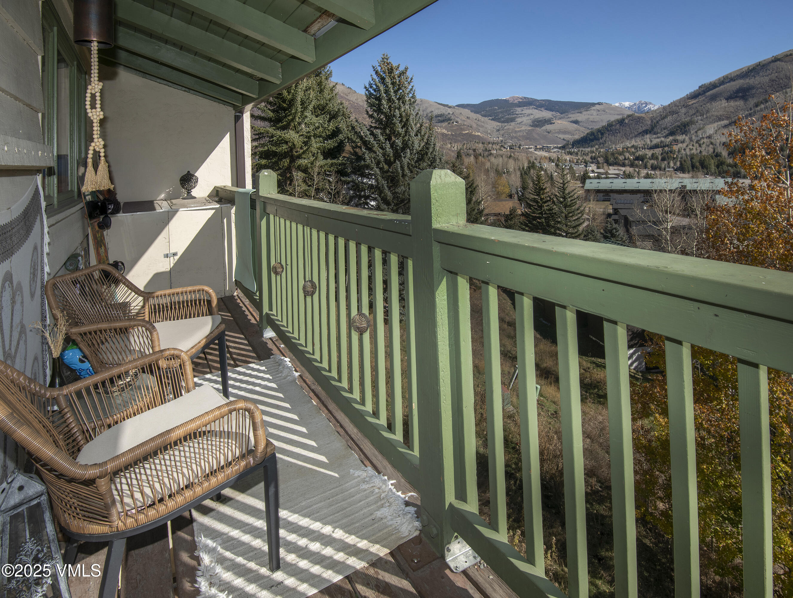 2448 Garmisch Drive, Unit 4 Vail, CO 81657 - Photo 13 of 19 a view of balcony with furniture