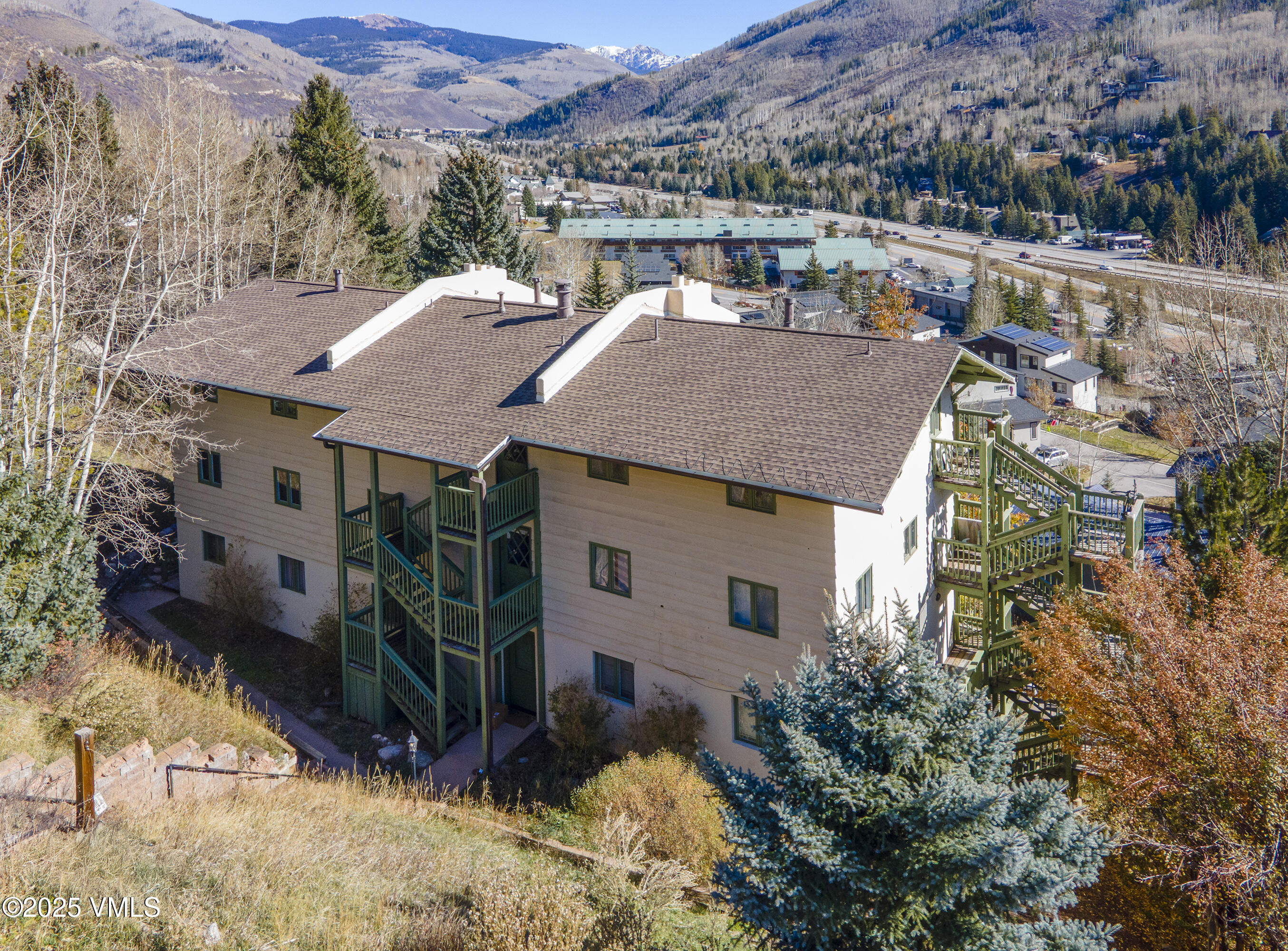 2448 Garmisch Drive, Unit 4 Vail, CO 81657 - Photo 15 of 19 an aerial view of multiple house