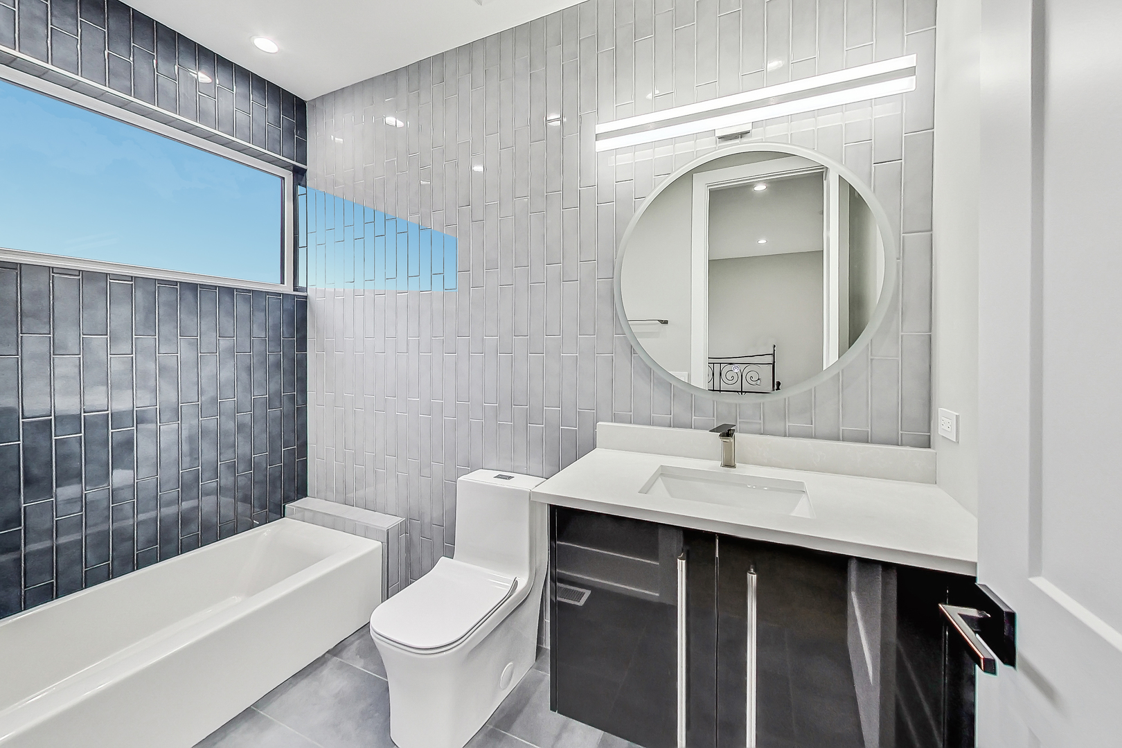 1331 Pfingsten Road Northbrook, IL 60062 - Photo 23 of 38 a bathroom with a sink and a mirror