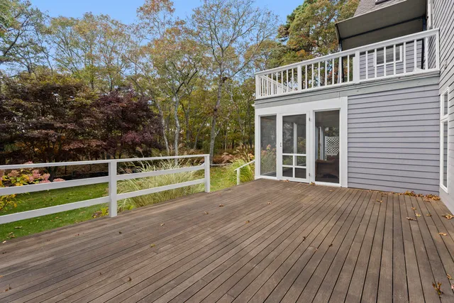 a view of a roof deck