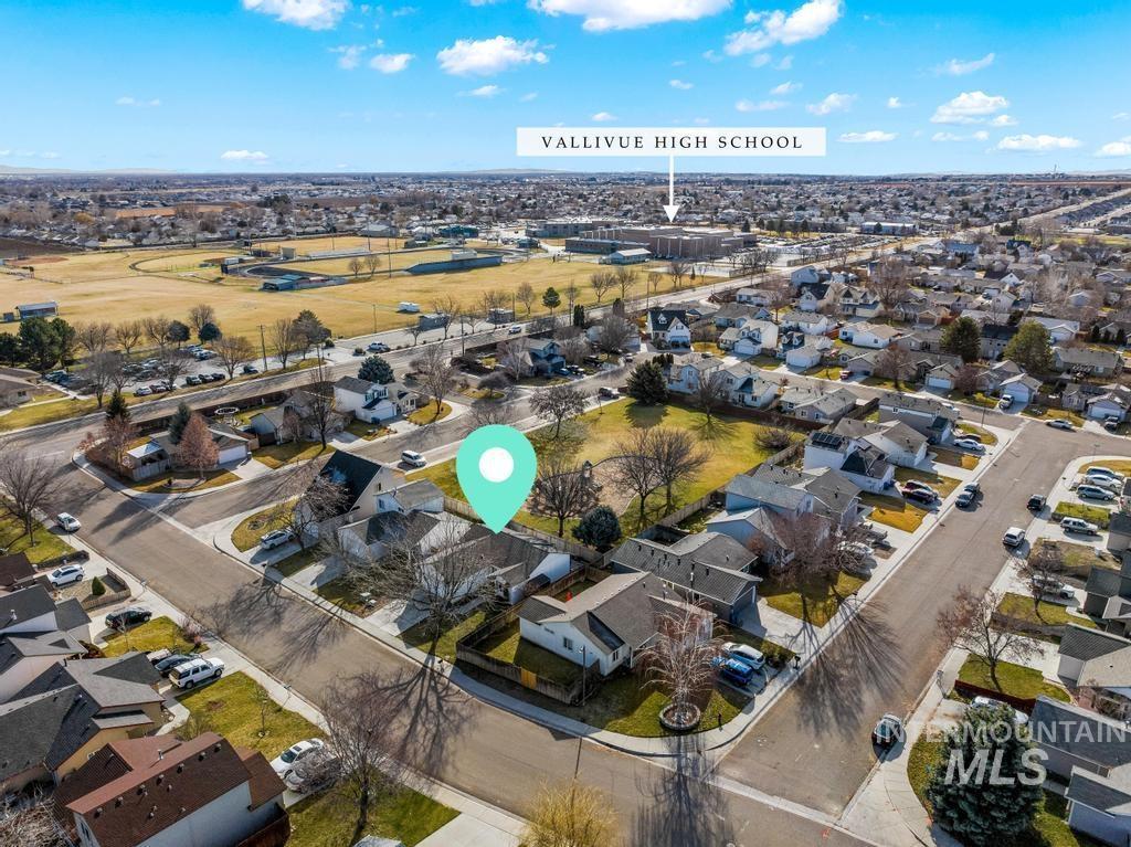 1206 Flint Drive Caldwell, ID 83607 - Photo 18 of 20 Aerial view of property and surrounding area featuring nearby suburban area