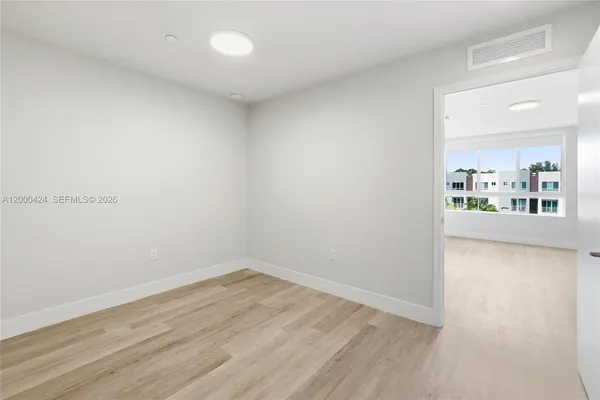 a view of an empty room