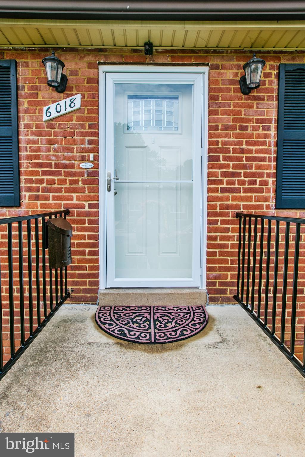6018 Craig Street Springfield, VA 22150 - Photo 22 of 30 new Front and Storm door