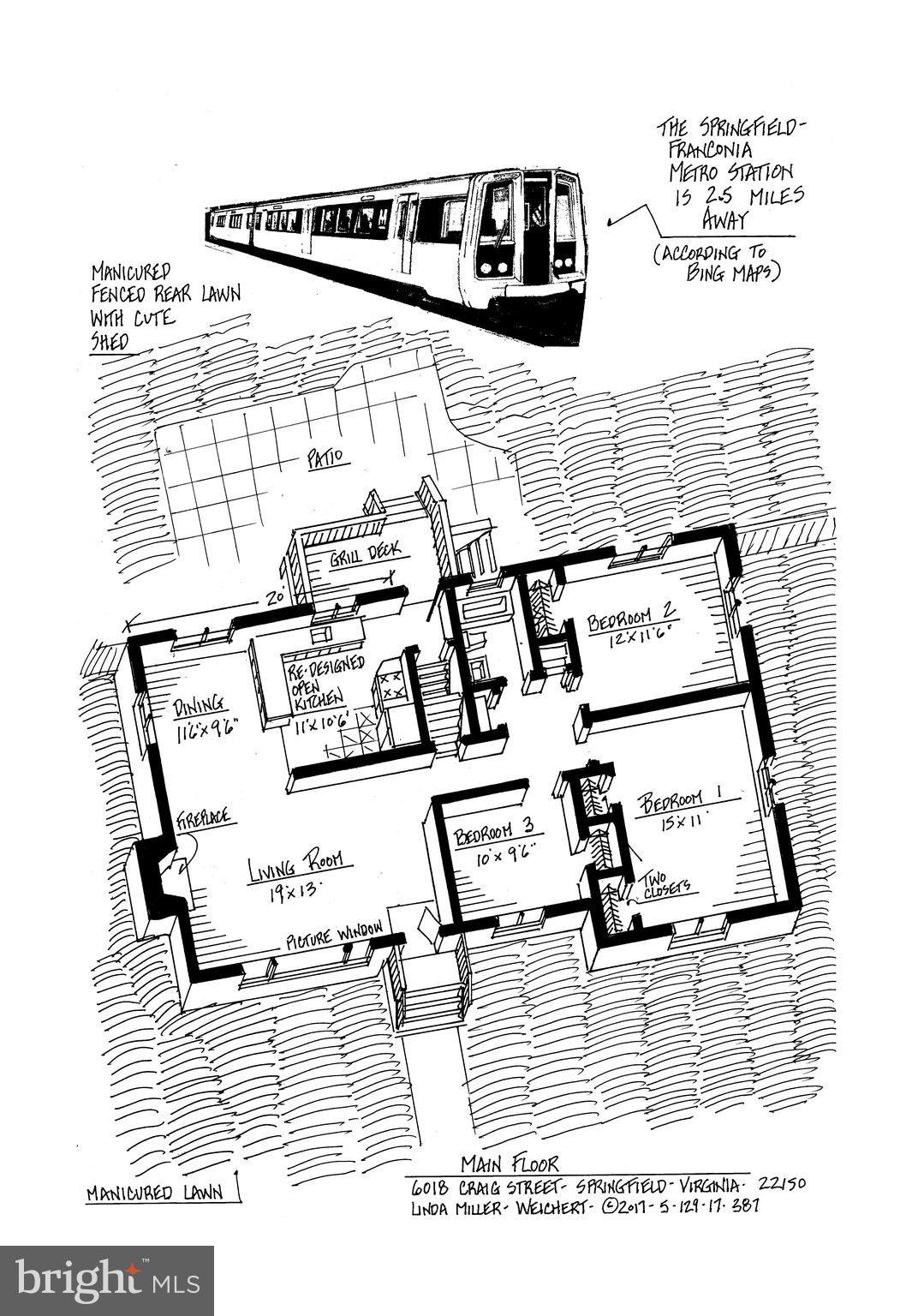 6018 Craig Street Springfield, VA 22150 - Photo 30 of 30 ML floor plan