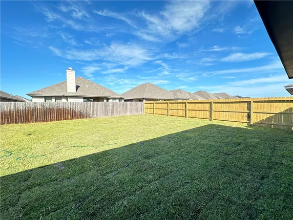 a view of an outdoor space and a yard