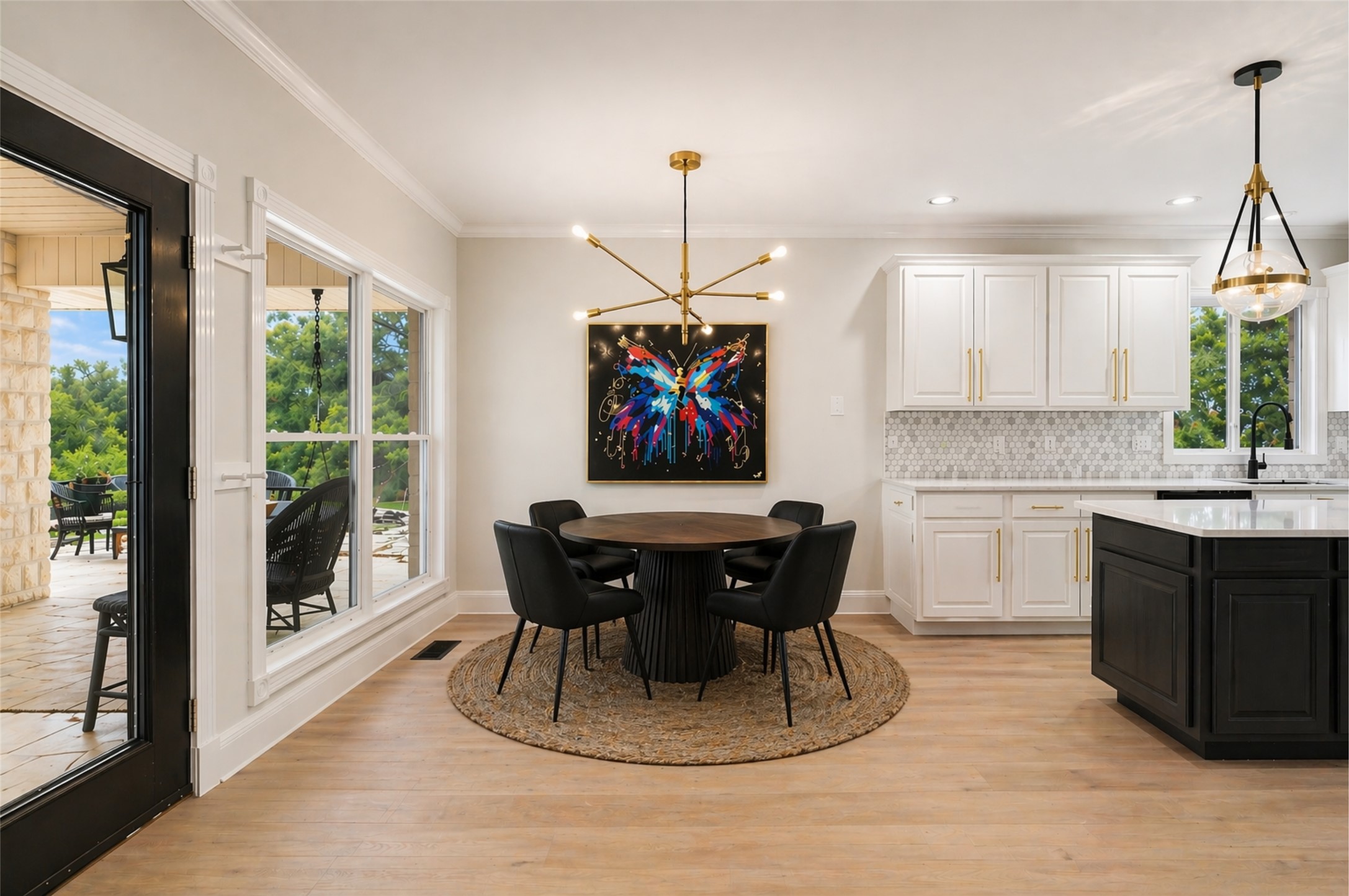 4915 Canyon Ranch Trail Spicewood, TX 78669 - Photo 15 of 40 Virtually staged breakfast area.