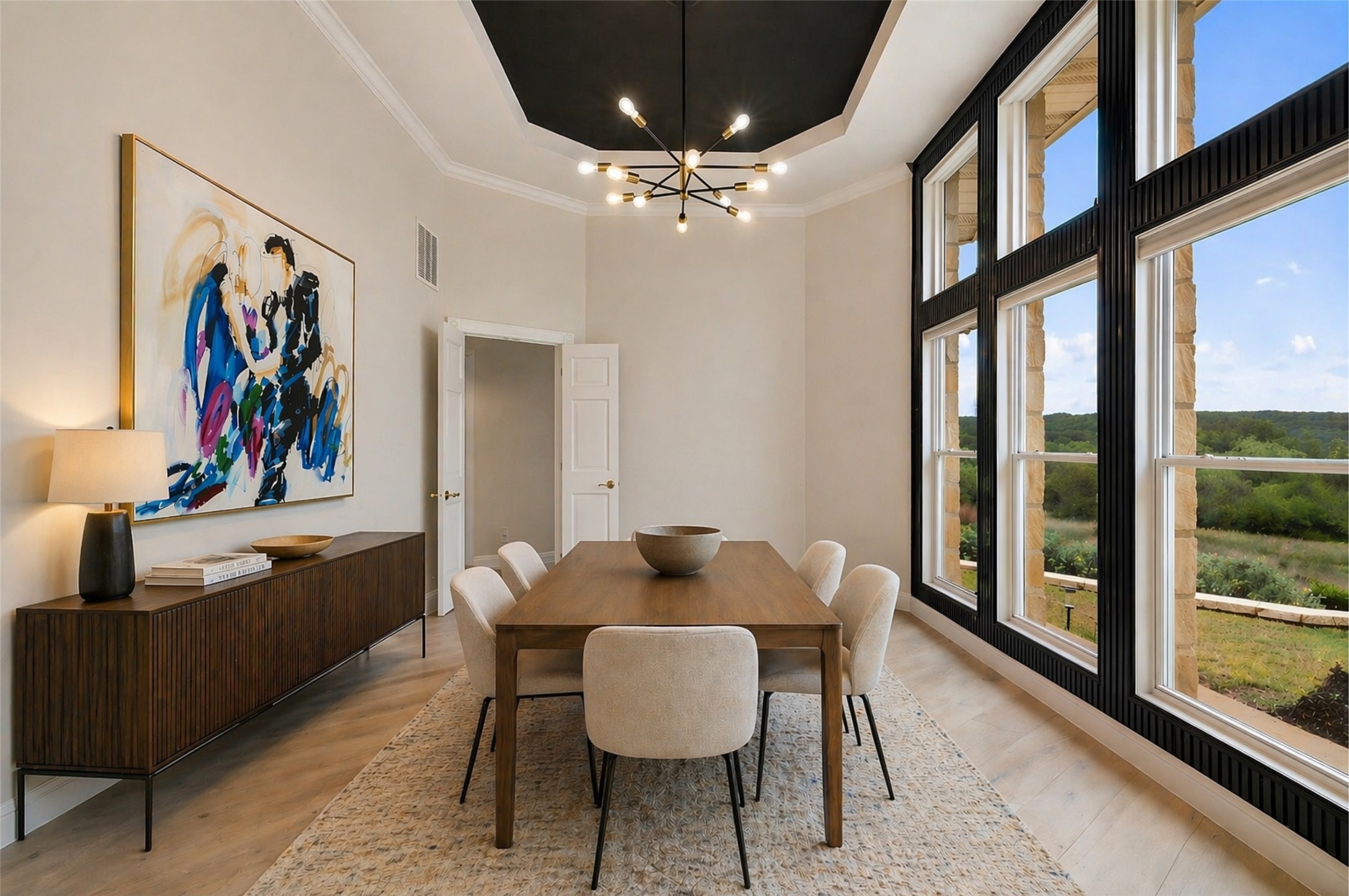 4915 Canyon Ranch Trail Spicewood, TX 78669 - Photo 18 of 40 Virtually staged dining.