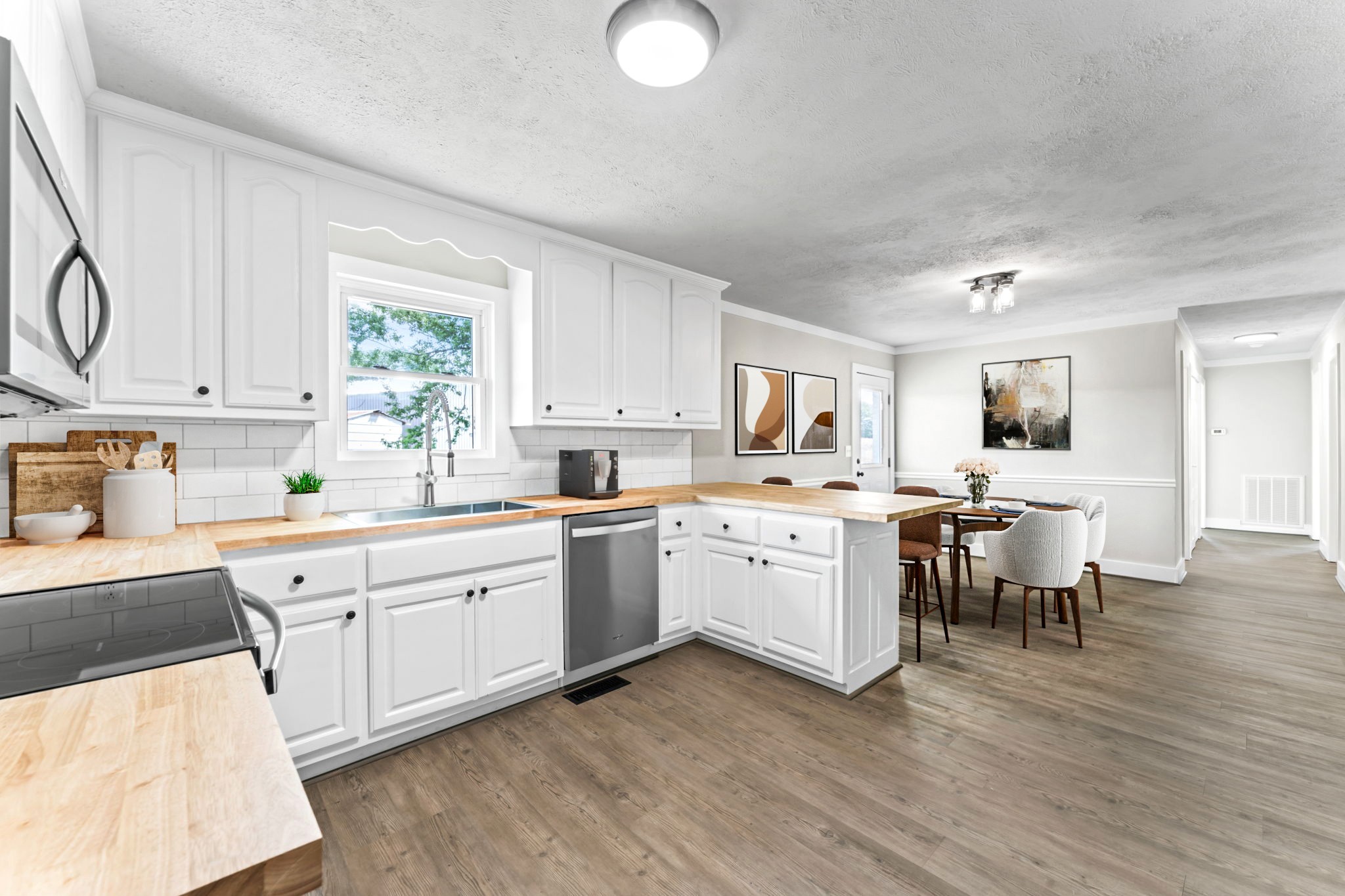 1950 Norton Road Lawrenceburg, TN 38464 - Photo 14 of 43 a kitchen with a sink cabinets and wooden floor