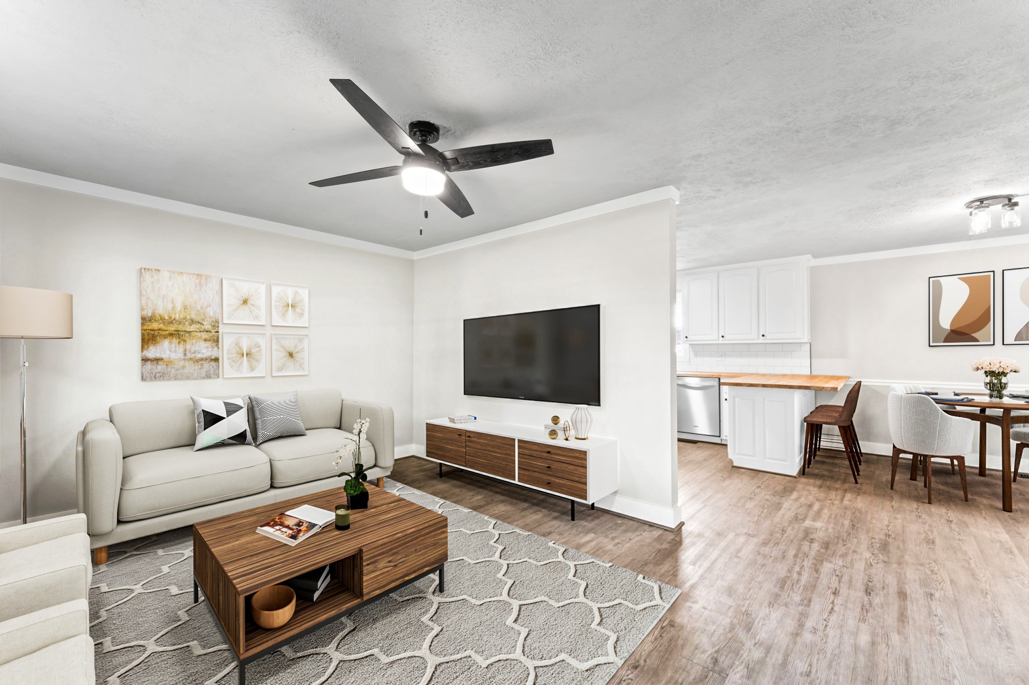 1950 Norton Road Lawrenceburg, TN 38464 - Photo 4 of 43 a living room with furniture and a flat screen tv