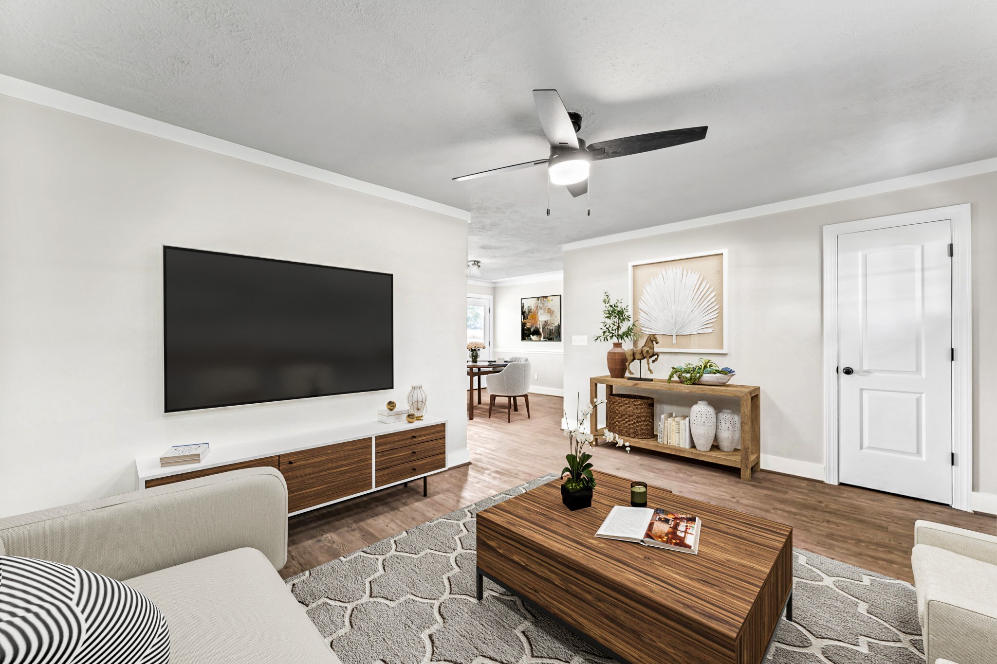 1950 Norton Road Lawrenceburg, TN 38464 - Photo 6 of 43 a living room with furniture and a flat screen tv
