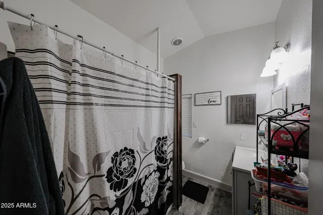 a view of a closet area