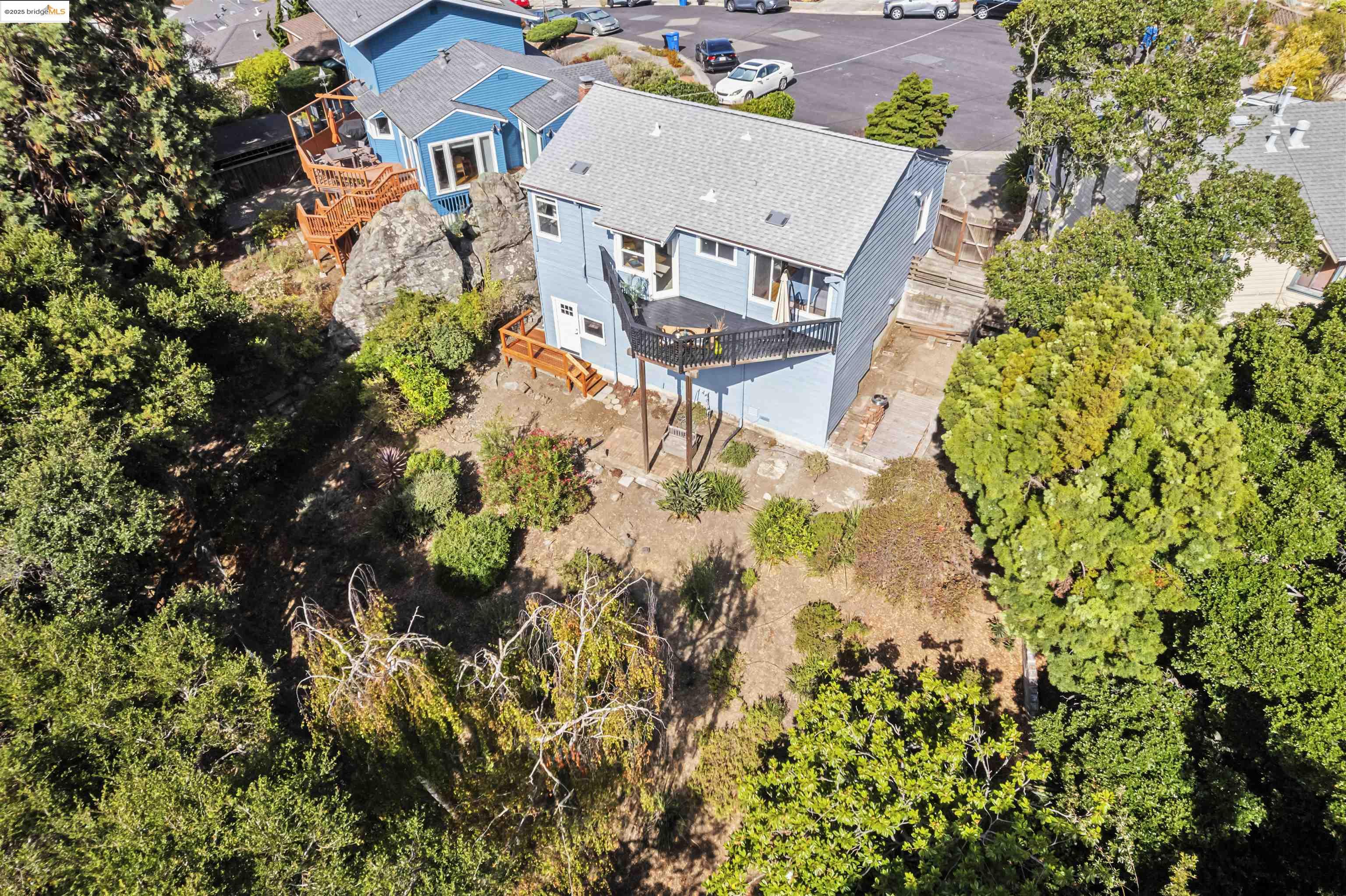 7318 Gladys Avenue El Cerrito, CA 94530 - Photo 29 of 33 an aerial view of residential house with an outdoor space