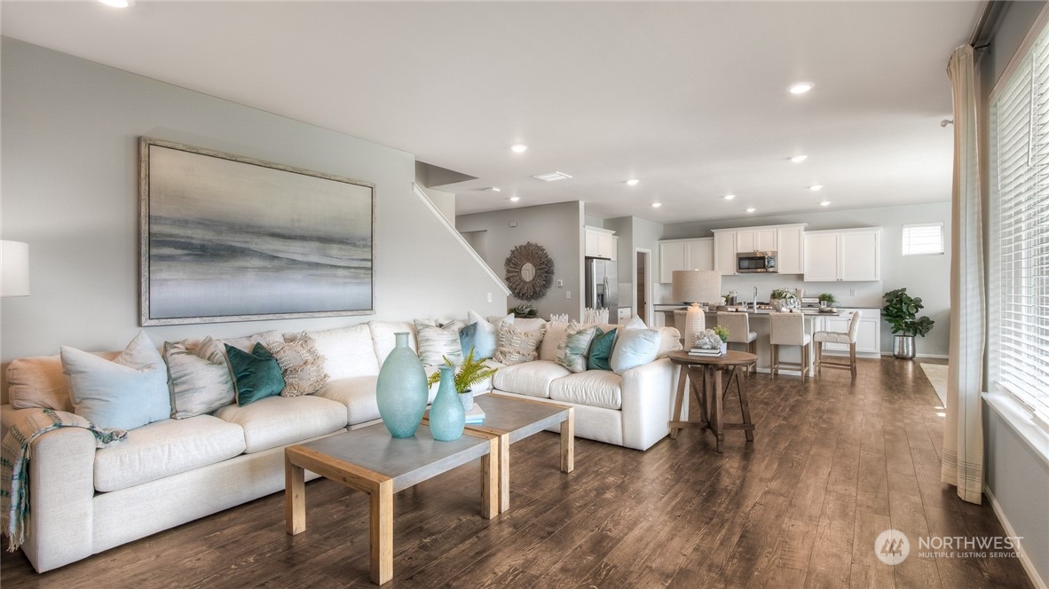 1323 Baker Hts Loop Bremerton, WA 98312 - Photo 7 of 18 a living room with furniture and a wooden floor